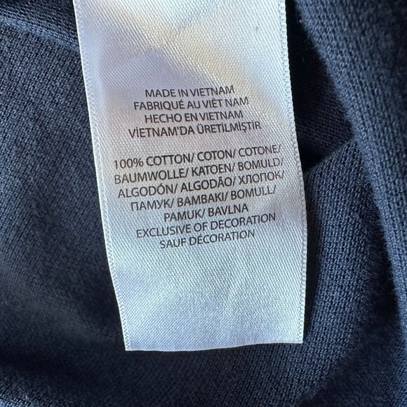 Polo Ralph Lauren Mens Large Polo Shirt Custom Slim Fit Mesh Polo Navy Blue - Picture 6 of 7